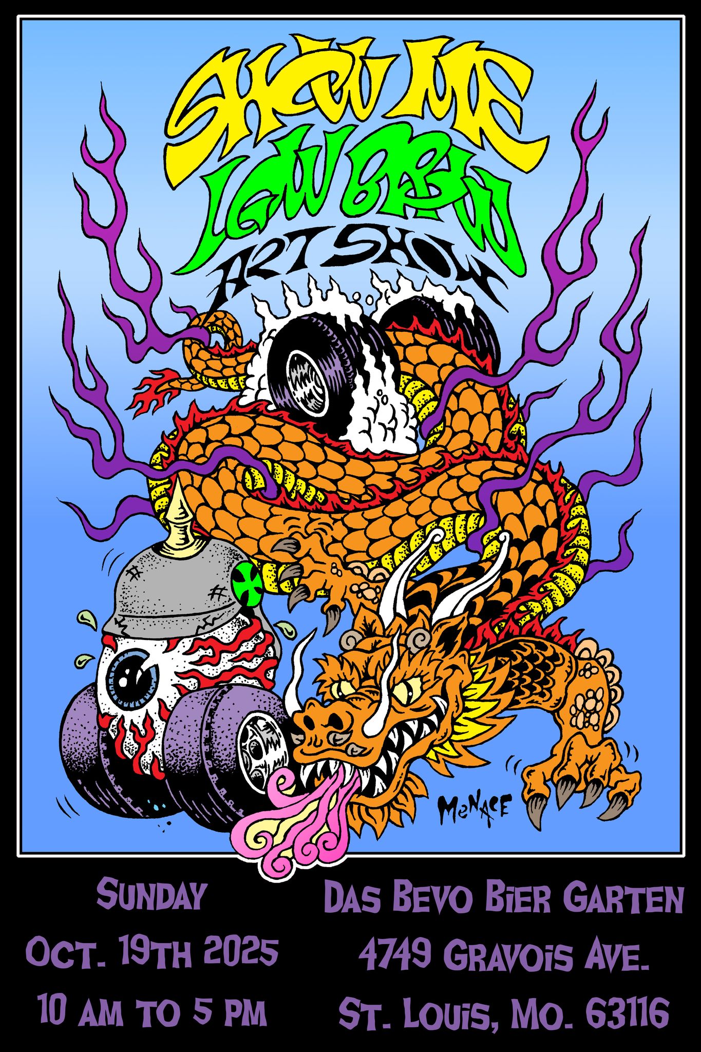 Logan Leeds Show Me Lowbrow Art Show | Das Bevo
